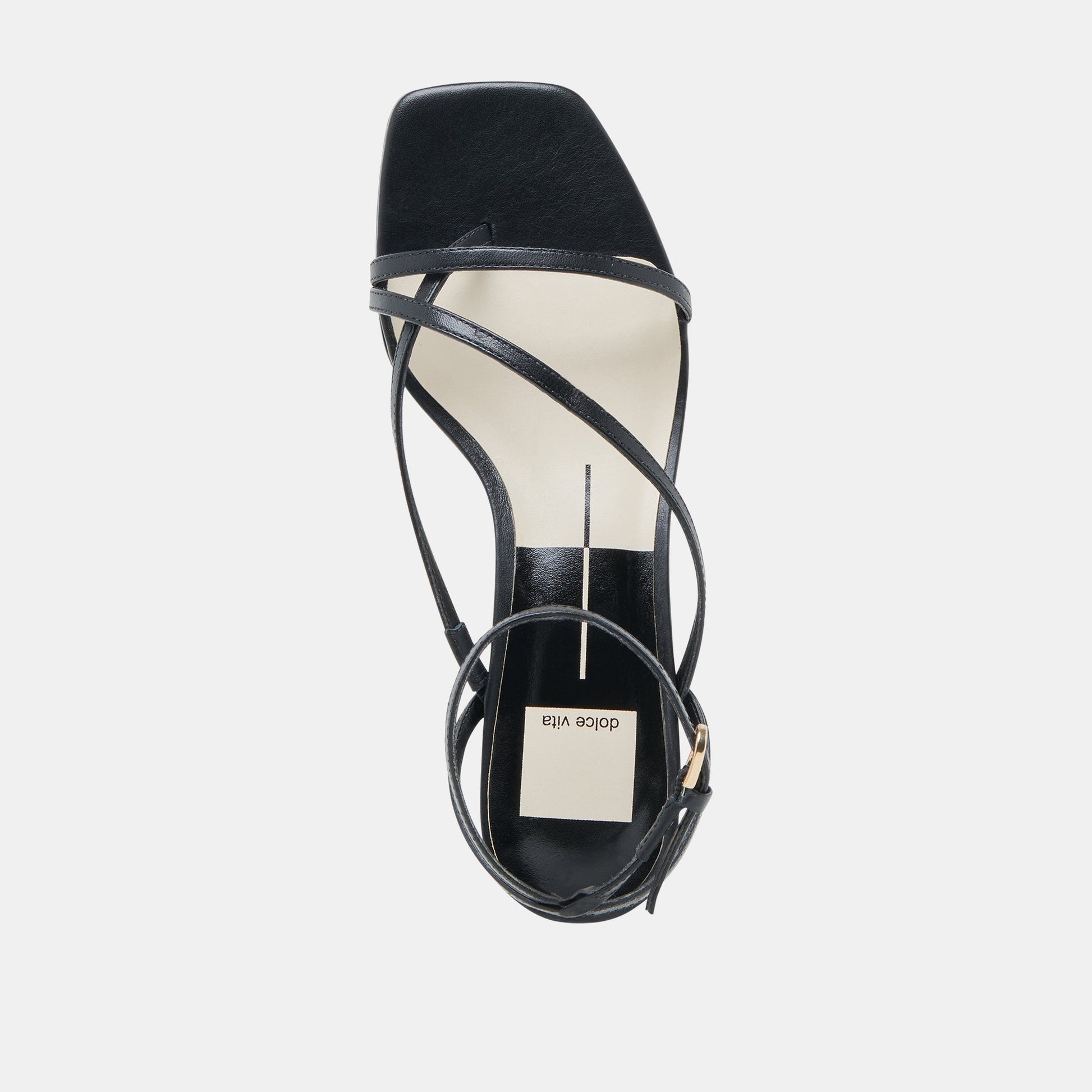 KARLOS SANDALS BLACK LEATHER - Dolce Vita