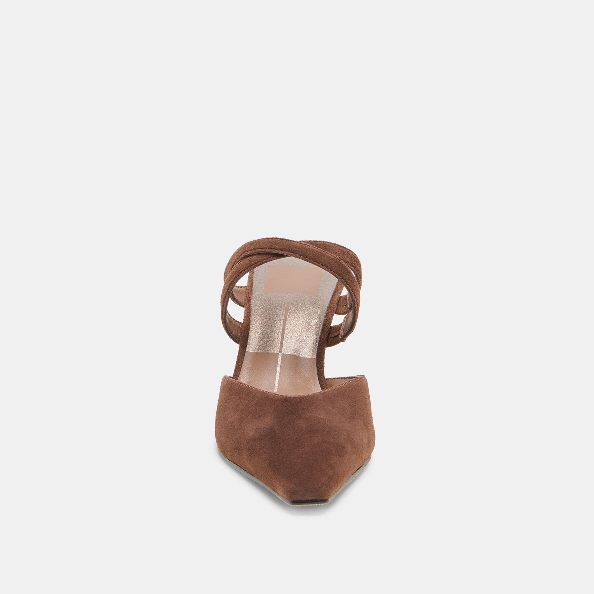 Linore Dk Brown Suede Heels - Dolce Vita