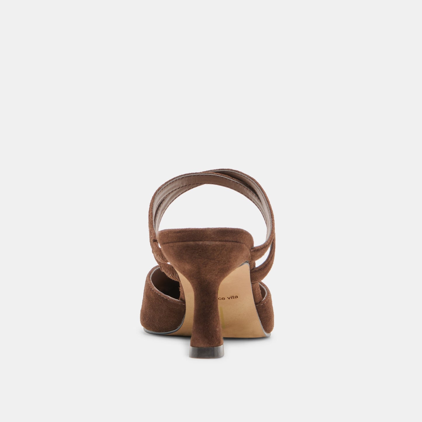 Linore Dk Brown Suede Heels - Dolce Vita