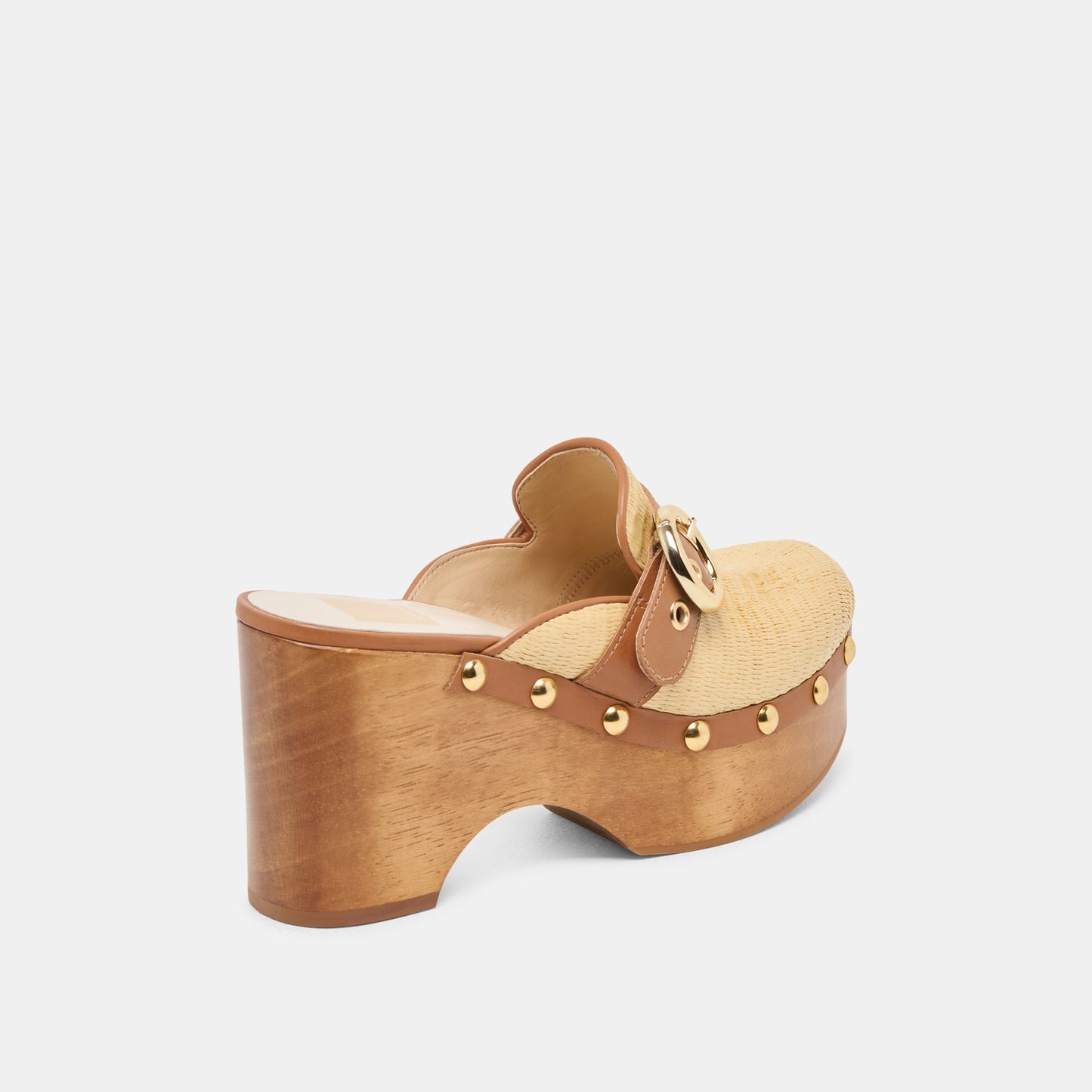 Debrah Lt Natural Raffia Clogs - Dolce Vita