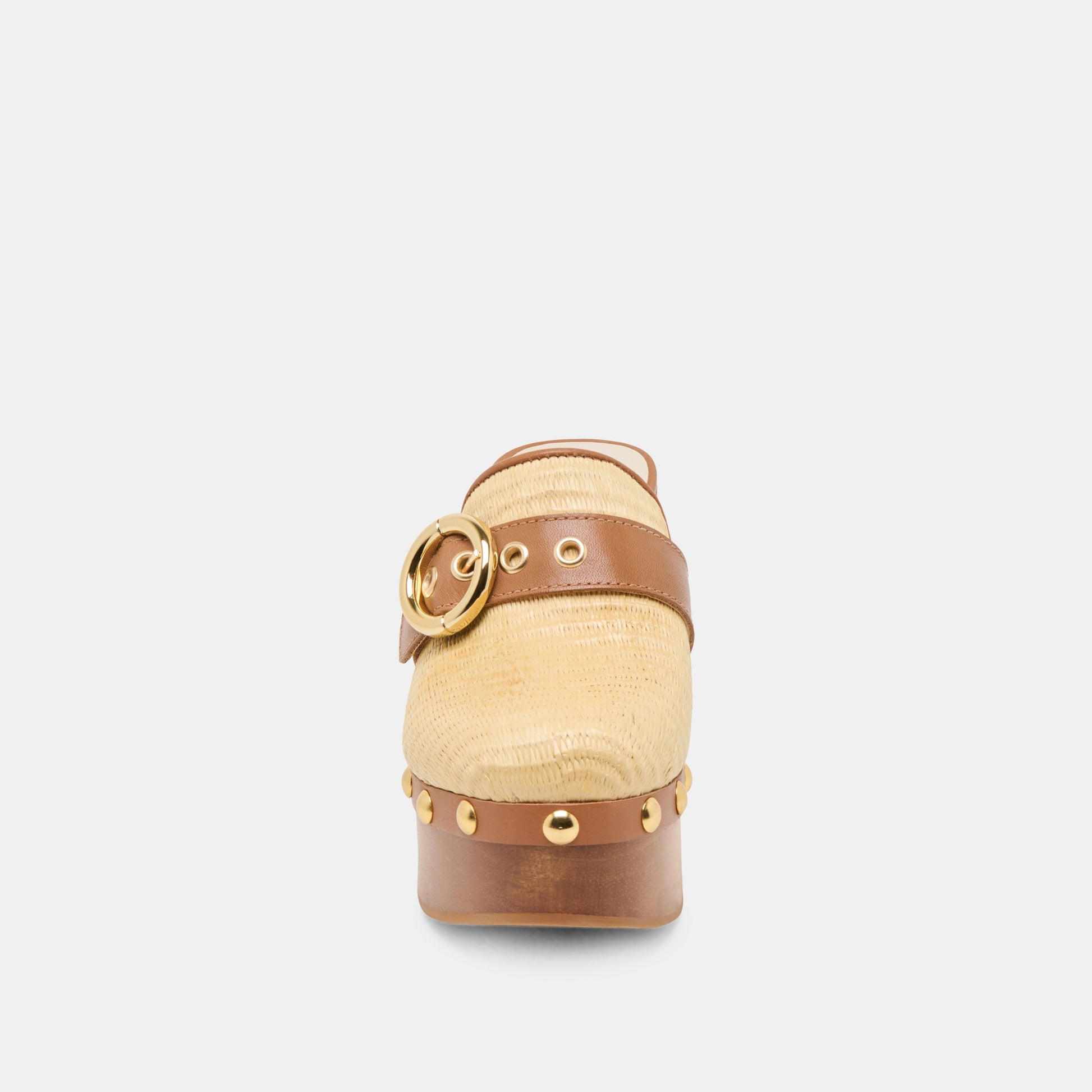 Debrah Lt Natural Raffia Clogs - Dolce Vita