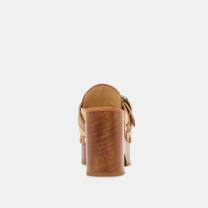 Debrah Lt Natural Raffia Clogs - Dolce Vita
