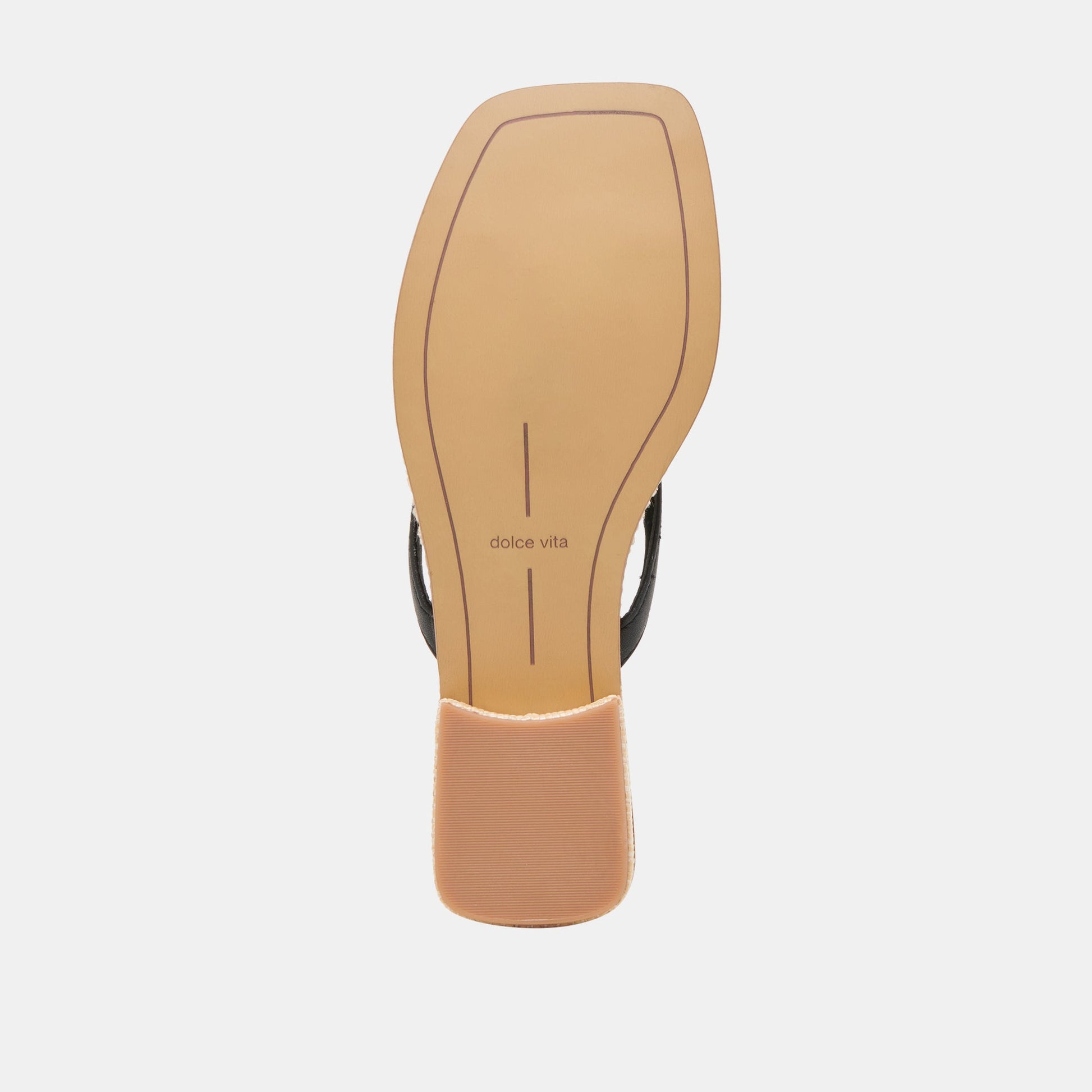 BARTY SANDALS BLACK LEATHER - Dolce Vita
