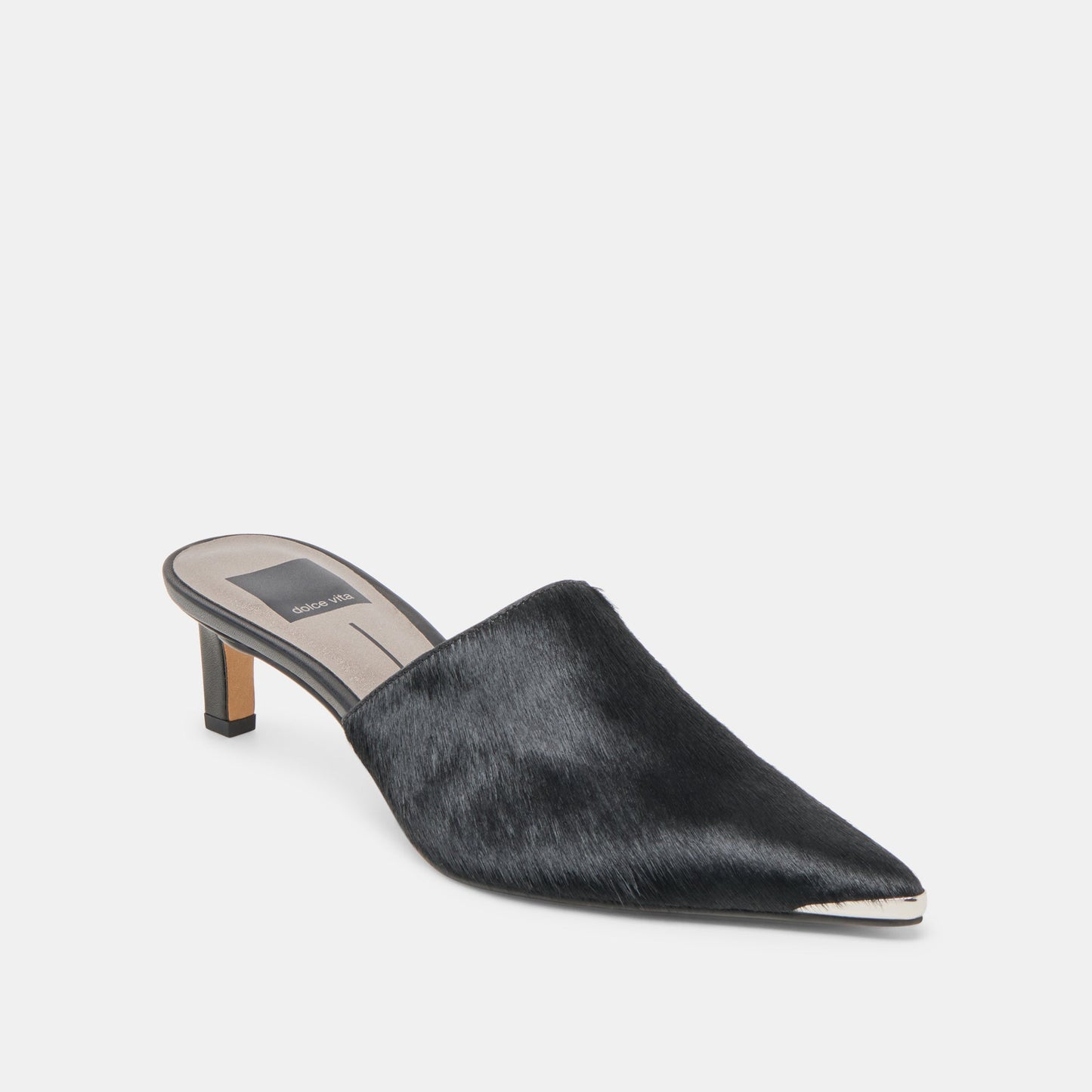 Lexy Nero Calf Hair Heels - Dolce Vita