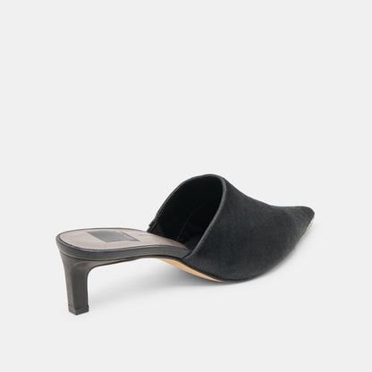 Lexy Nero Calf Hair Heels - Dolce Vita