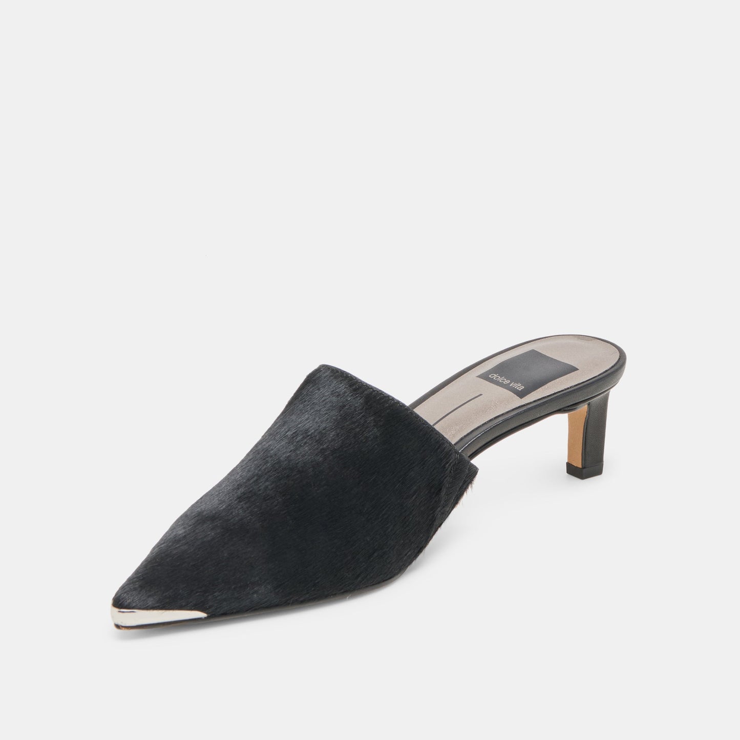 Lexy Nero Calf Hair Heels - Dolce Vita