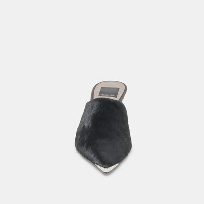Lexy Nero Calf Hair Heels - Dolce Vita