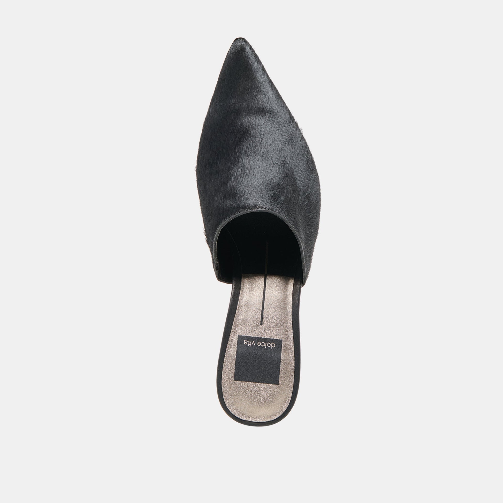 Lexy Nero Calf Hair Heels - Dolce Vita
