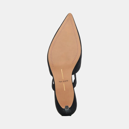 KANIKA WIDE HEELS ONYX SUEDE - Dolce Vita