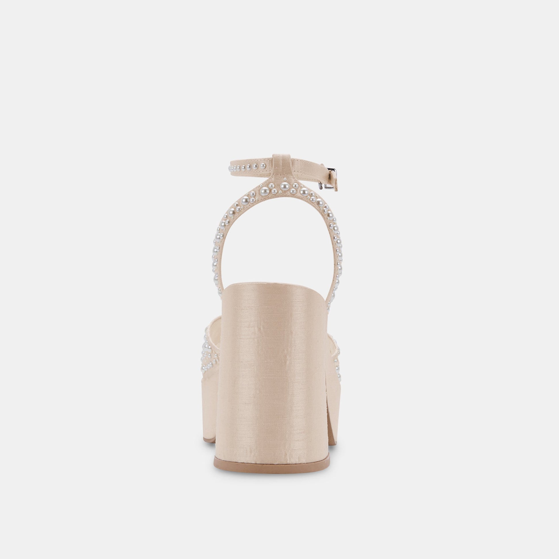 WESSI PEARL HEELS VANILLA PEARLS - Dolce Vita