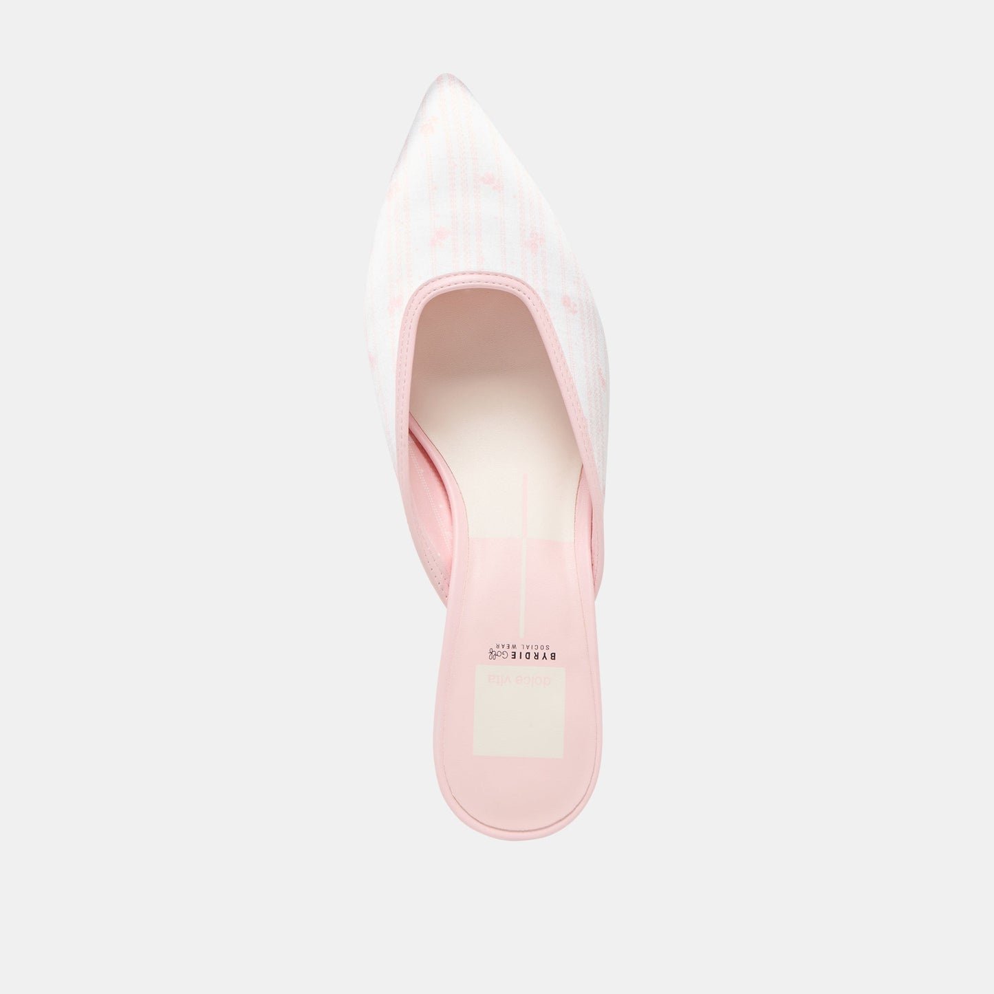 Cleo X Byrdie Gold Pink Floral Satin Heels - Dolce Vita