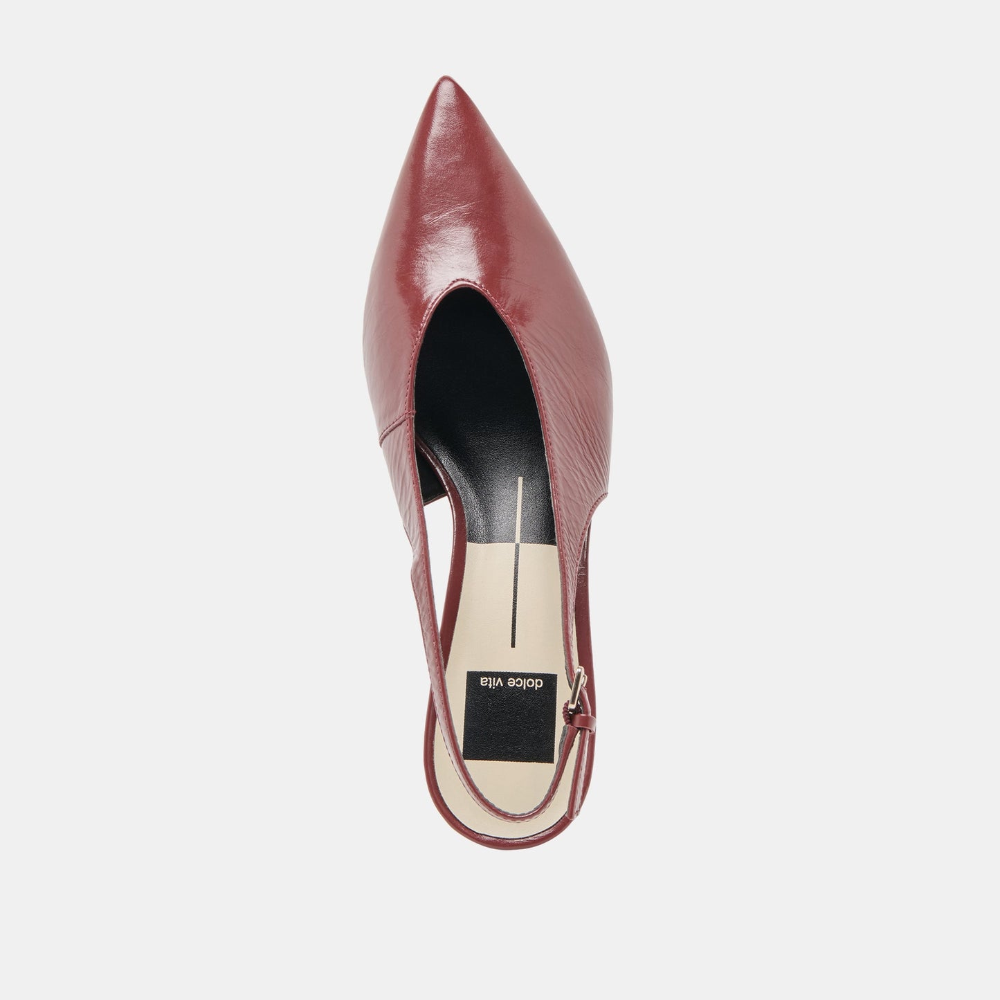 Alenna Oxblood Crinkle Heels - Dolce Vita