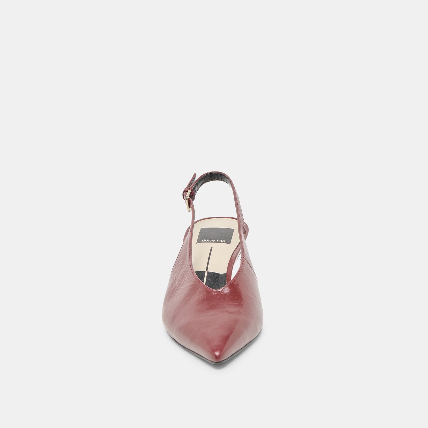 Alenna Oxblood Crinkle Heels - Dolce Vita