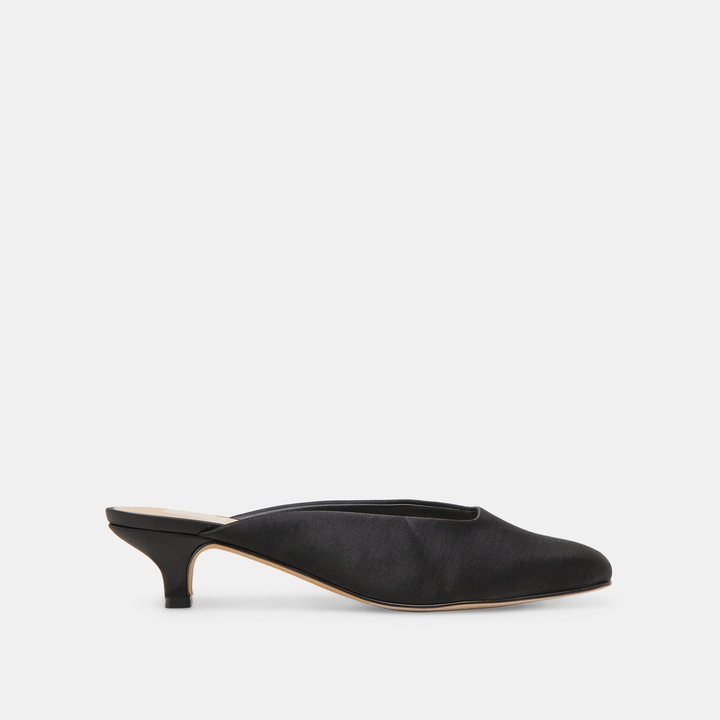 UMARA HEELS ONYX SATIN - Dolce Vita