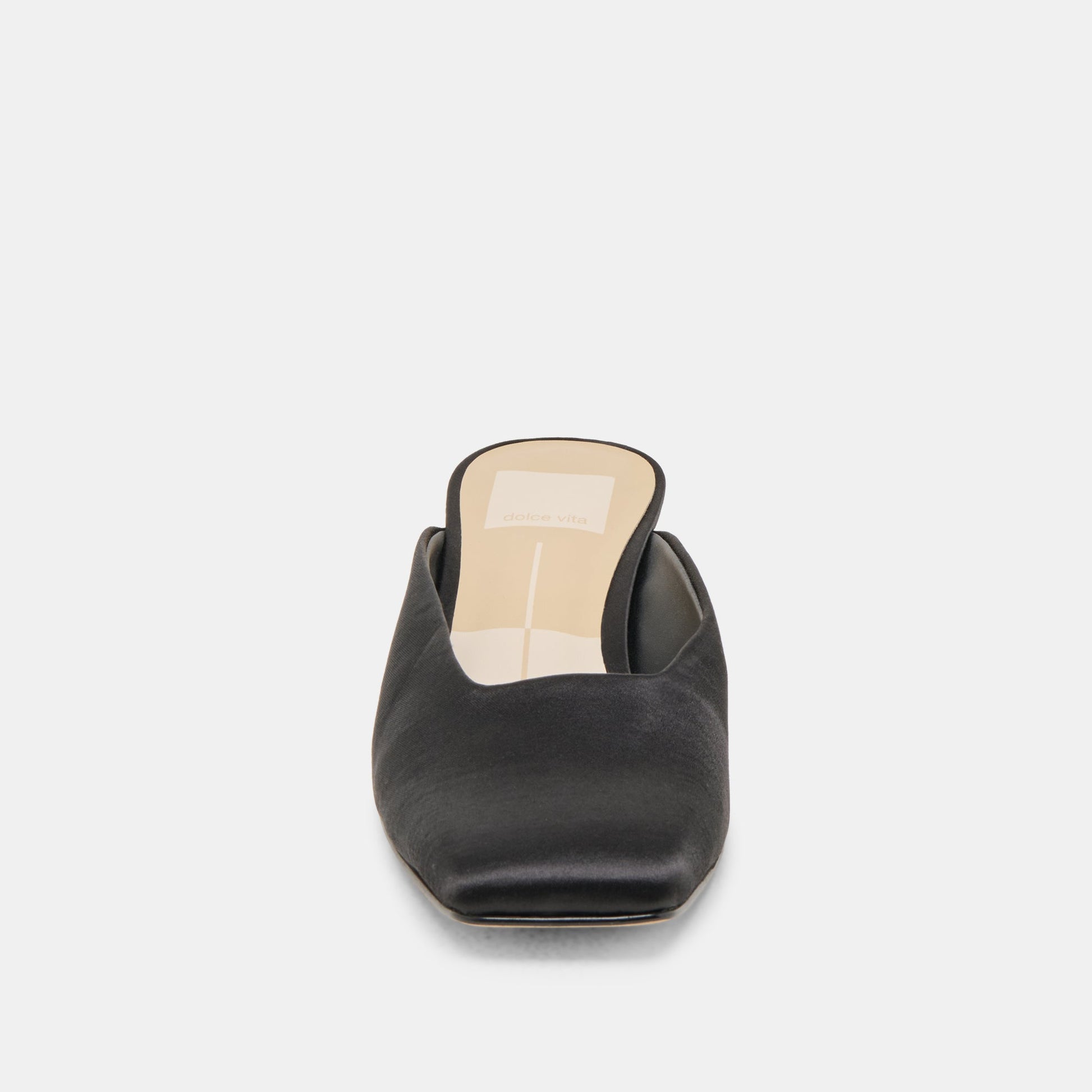 UMARA HEELS ONYX SATIN - Dolce Vita