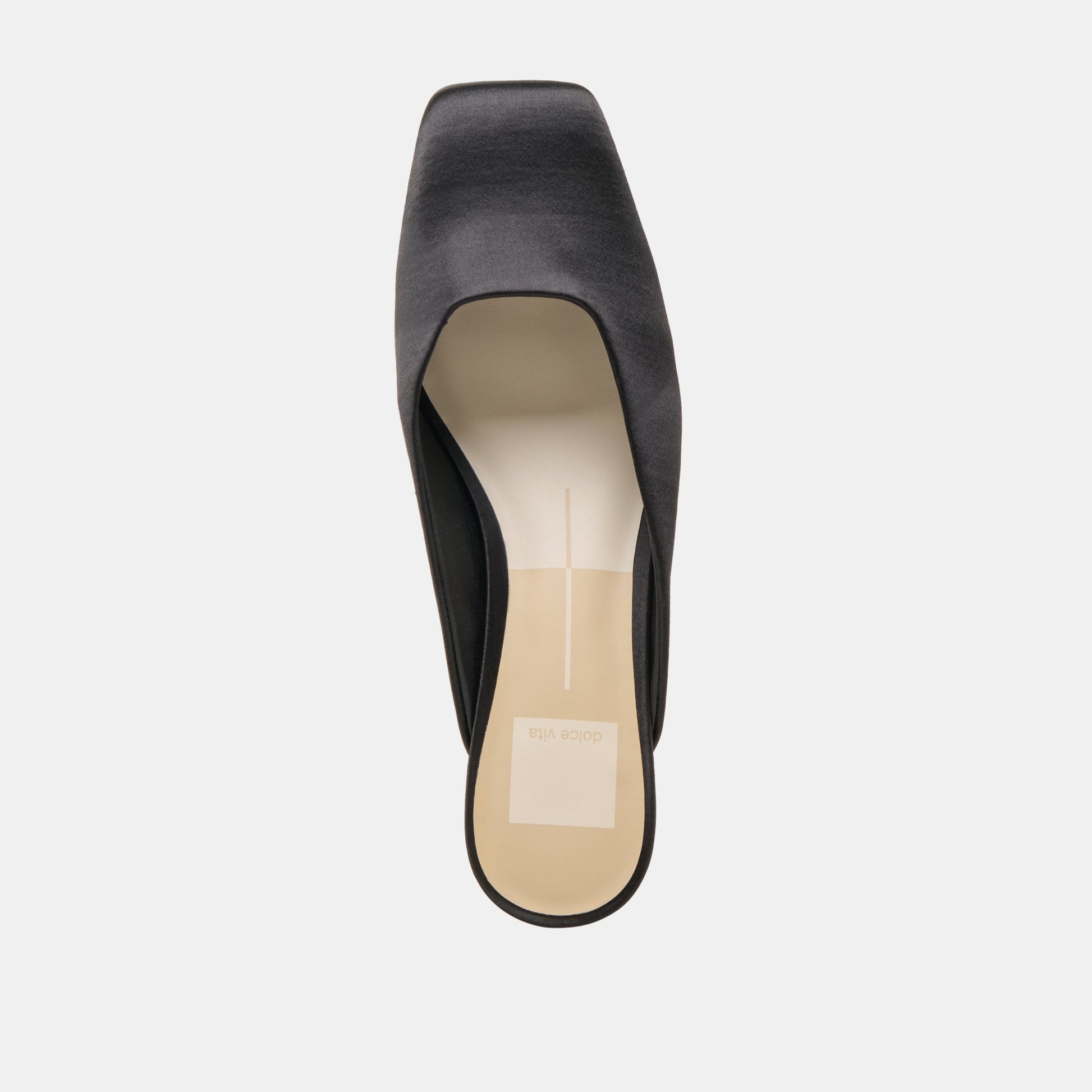 UMARA HEELS ONYX SATIN - Dolce Vita