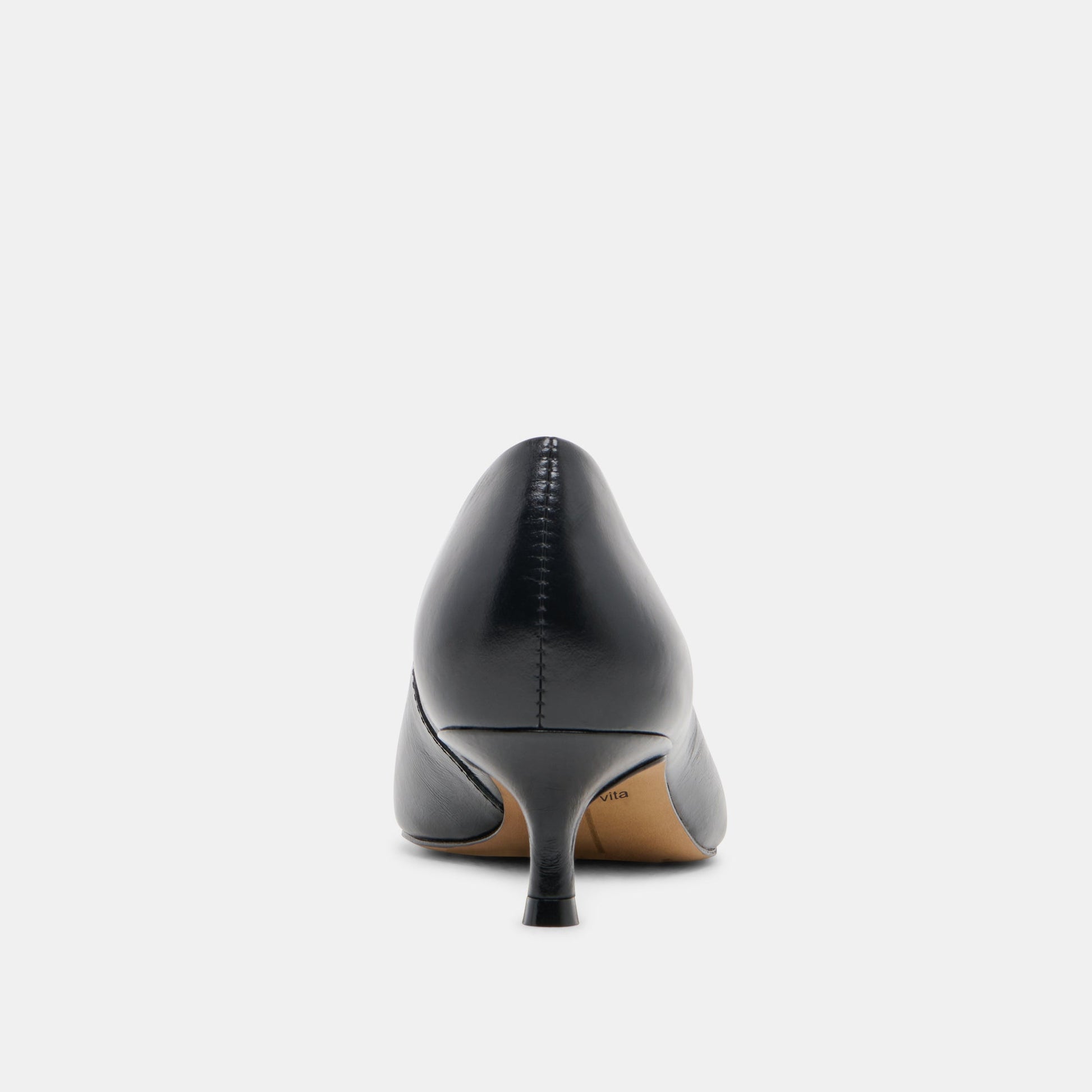 ALWYN HEELS MIDNIGHT CRINKLE PATENT - Dolce Vita
