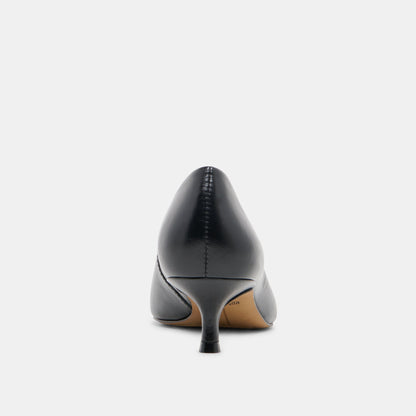 ALWYN HEELS MIDNIGHT CRINKLE PATENT - Dolce Vita
