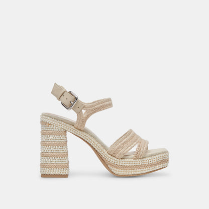 ANIRA Ivory Pearl Heels - Dolce Vita