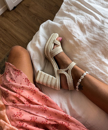 ANIRA Ivory Pearl Heels - Dolce Vita