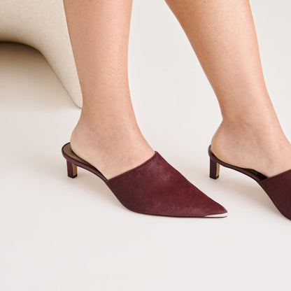 Lexy Berry Calf Hair Heels - Dolce Vita