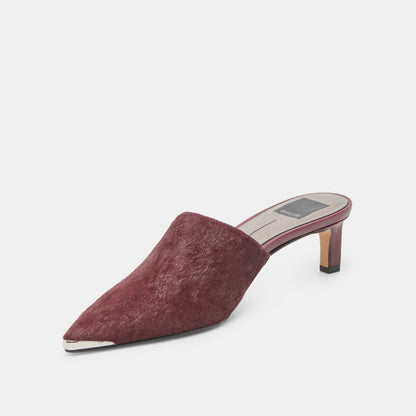 Lexy Berry Calf Hair Heels - Dolce Vita