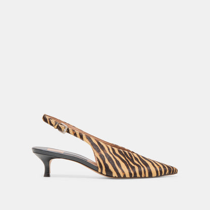Alenna Tiger Calf Hair Heels - Dolce Vita