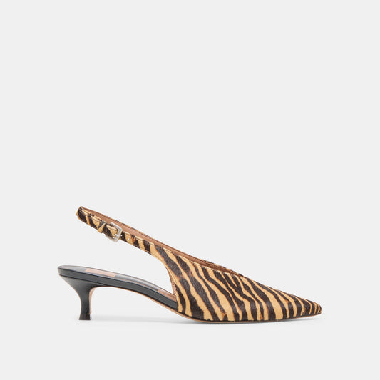 Alenna Tiger Calf Hair Heels - Dolce Vita