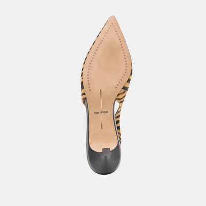 Alenna Tiger Calf Hair Heels - Dolce Vita
