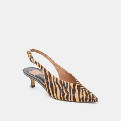 Alenna Tiger Calf Hair Heels - Dolce Vita