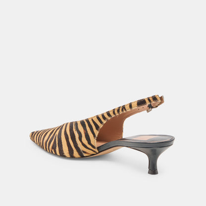 Alenna Tiger Calf Hair Heels - Dolce Vita