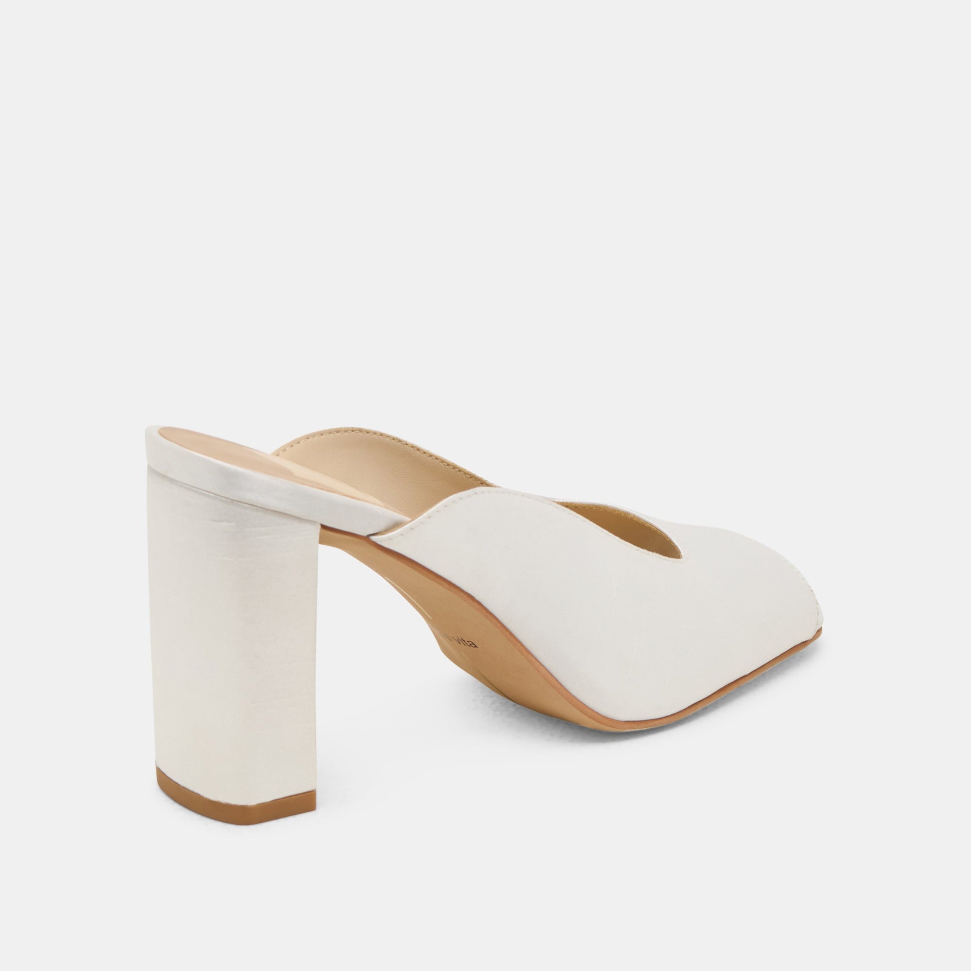 Sabela Off White Satin Heels - Dolce Vita