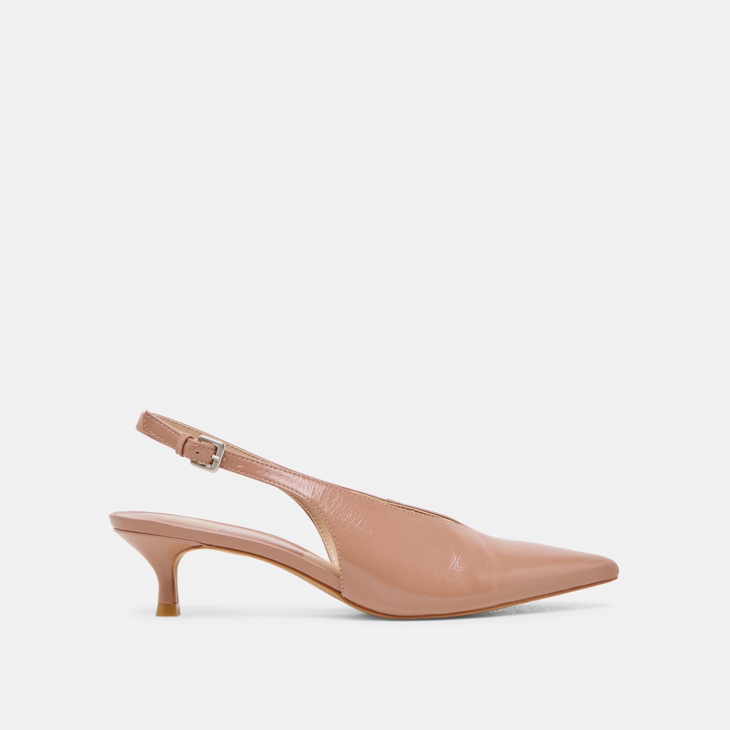 ALENNA HEELS WHISKEY CRINKLE PATENT - Dolce Vita