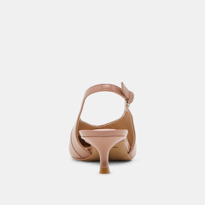 ALENNA HEELS WHISKEY CRINKLE PATENT - Dolce Vita