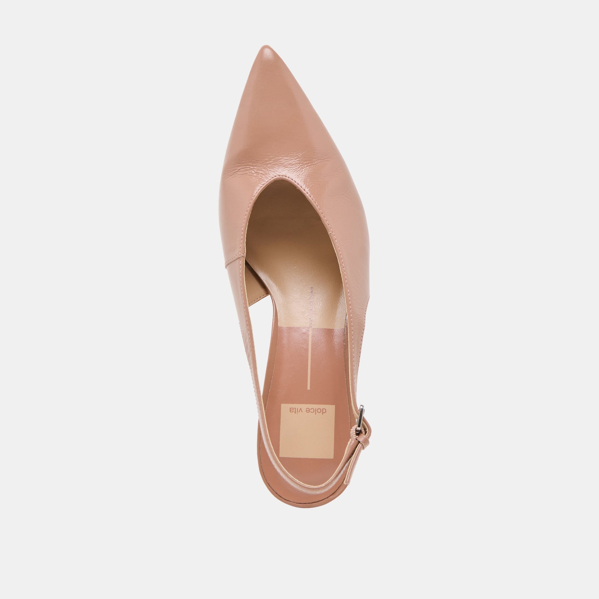 ALENNA HEELS WHISKEY CRINKLE PATENT - Dolce Vita