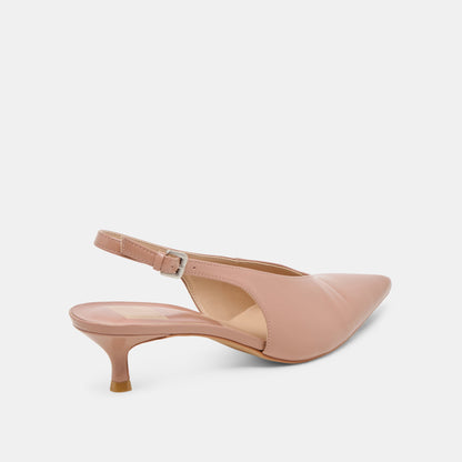ALENNA HEELS WHISKEY CRINKLE PATENT - Dolce Vita