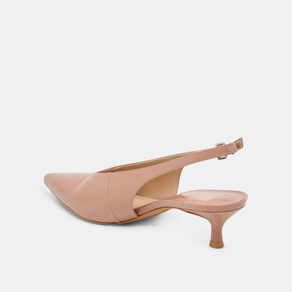 ALENNA HEELS WHISKEY CRINKLE PATENT - Dolce Vita