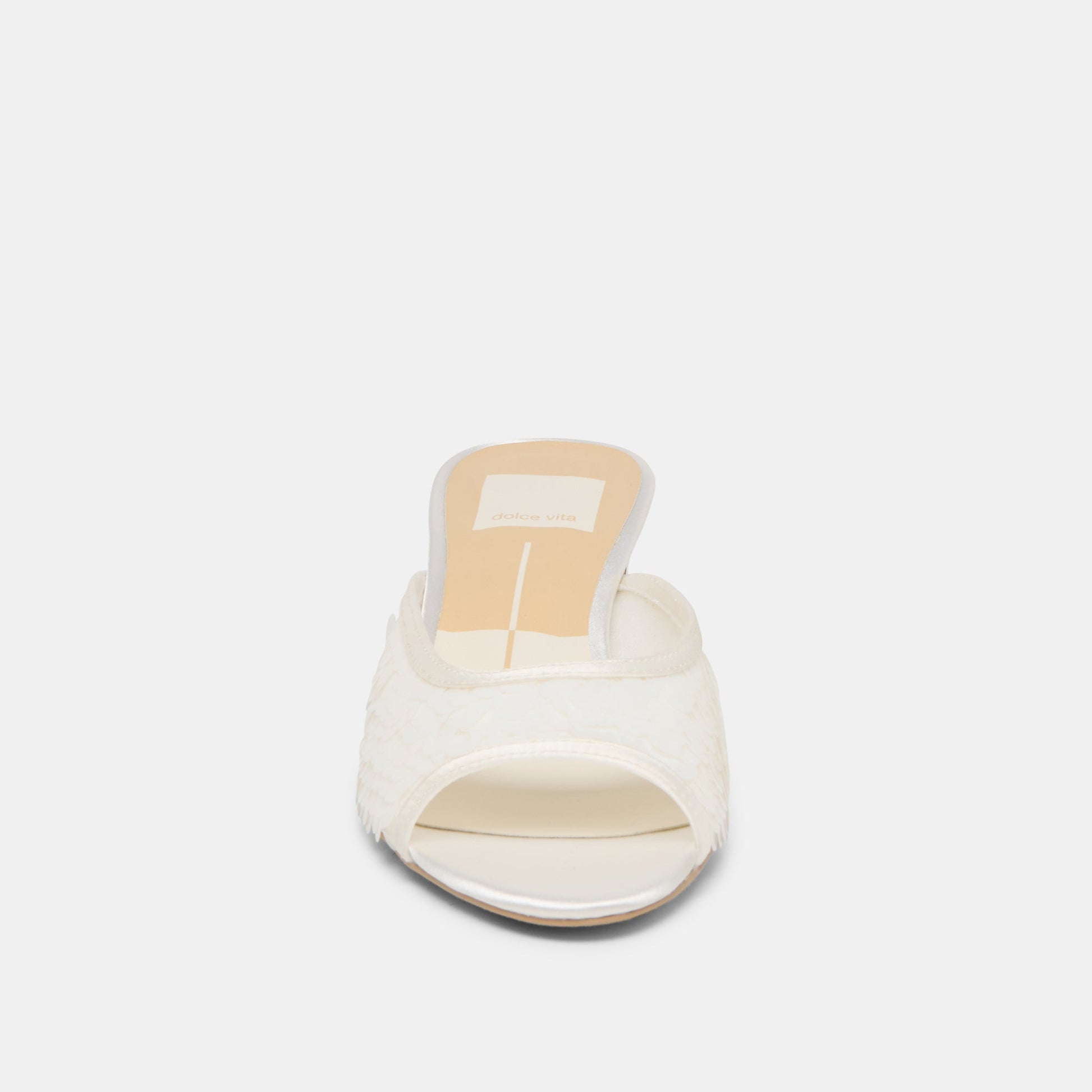 Inga Off White Satin Heels - Dolce Vita