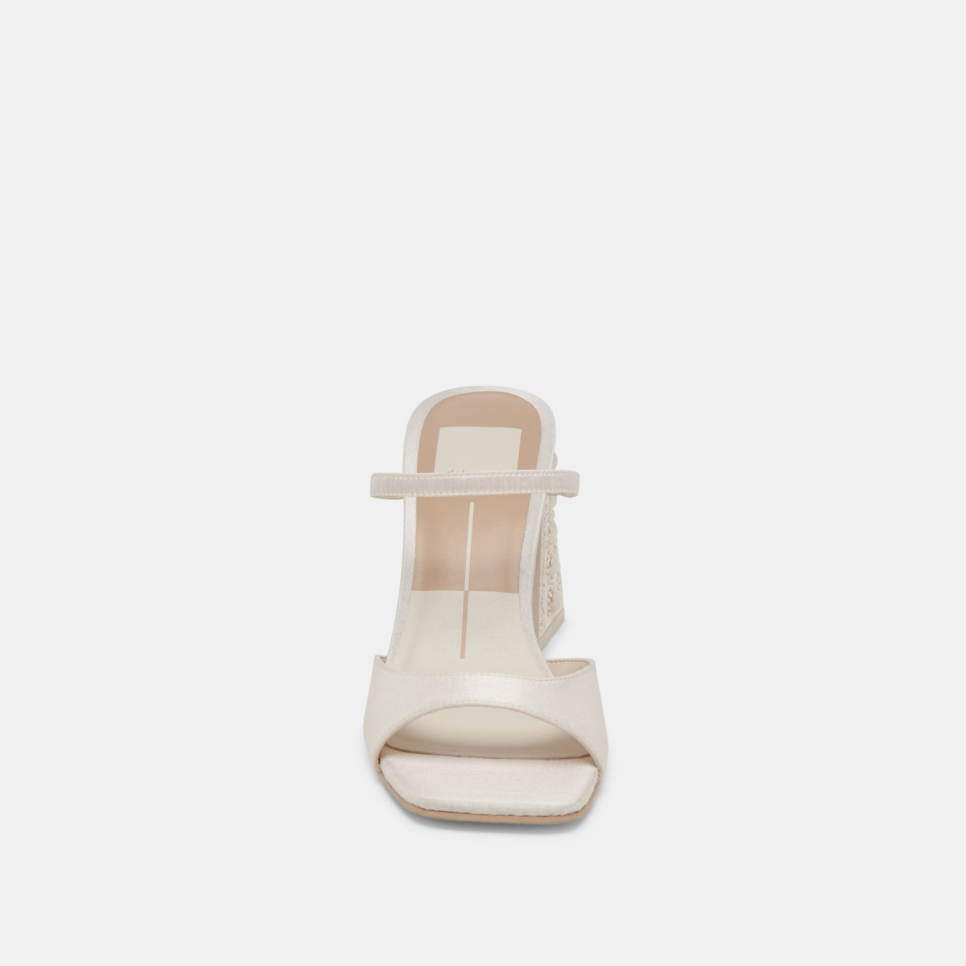JEMMY PEARL HEELS VANILLA SILK - Dolce Vita