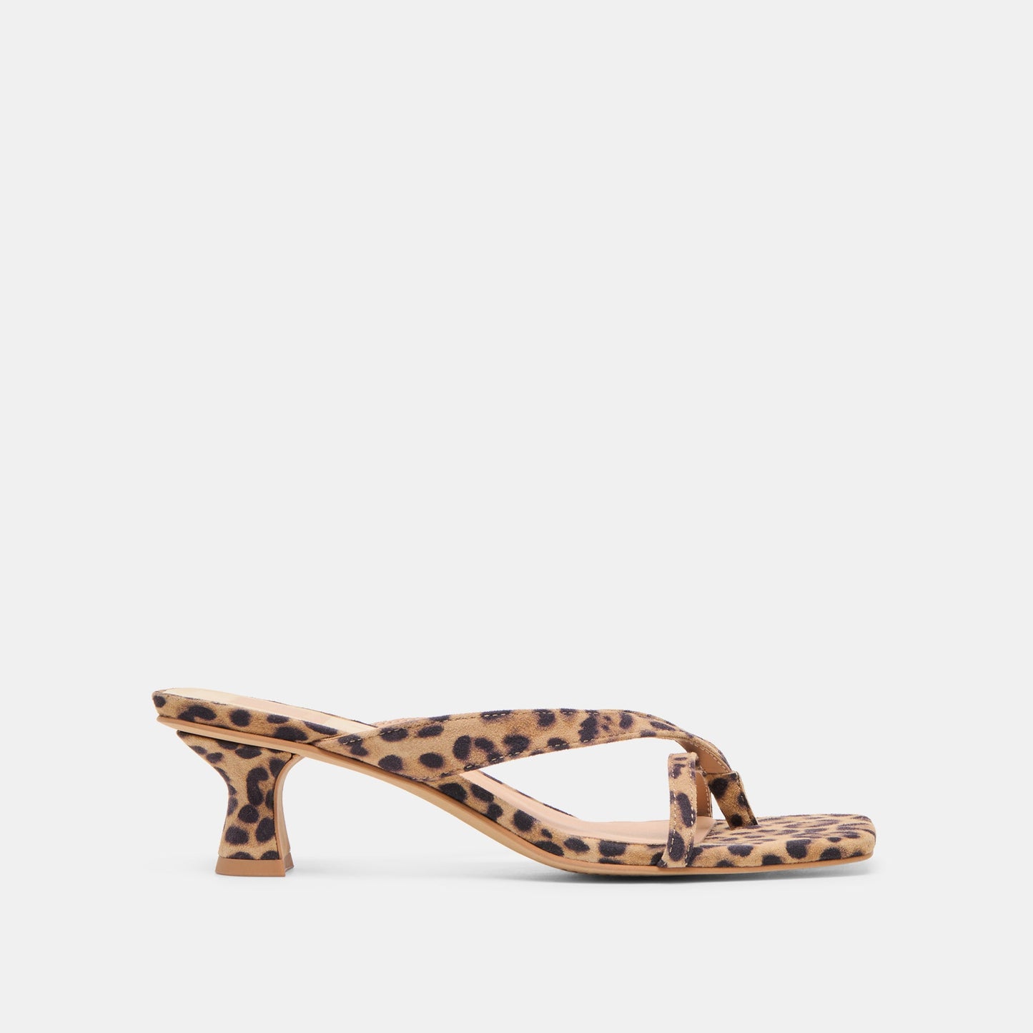 Brevel Dk Leopard Printed Suede Heels - Dolce Vita