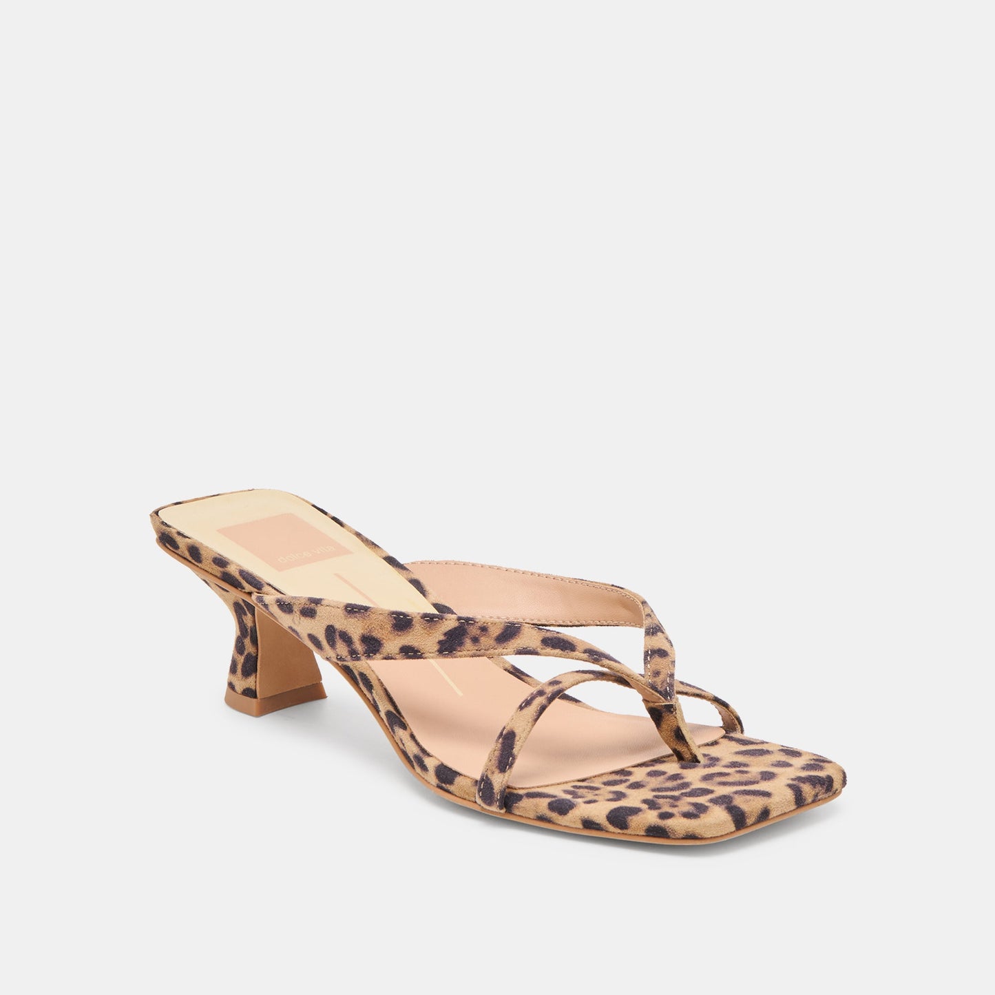 Brevel Dk Leopard Printed Suede Heels - Dolce Vita