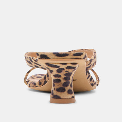 Brevel Dk Leopard Printed Suede Heels - Dolce Vita