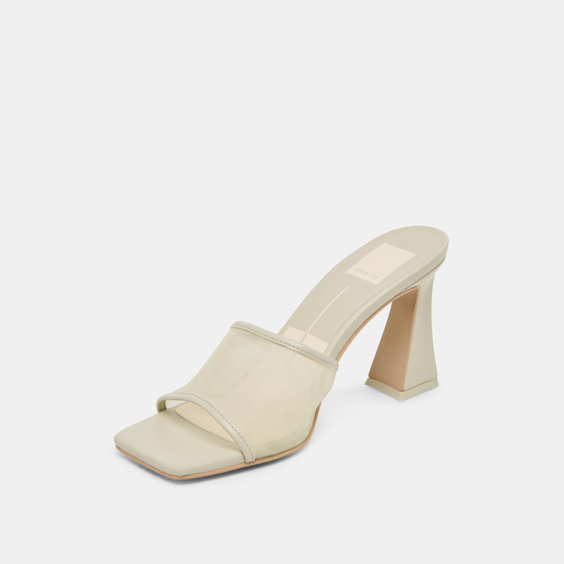 NARDA HEELS LIGHT SAGE MESH - Dolce Vita