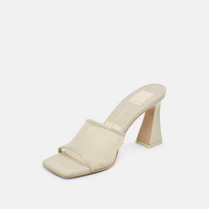 NARDA HEELS LIGHT SAGE MESH - Dolce Vita