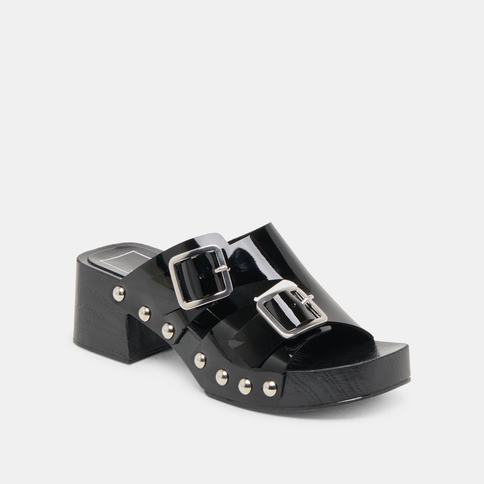 Melody Black Leather Heels - Dolce Vita