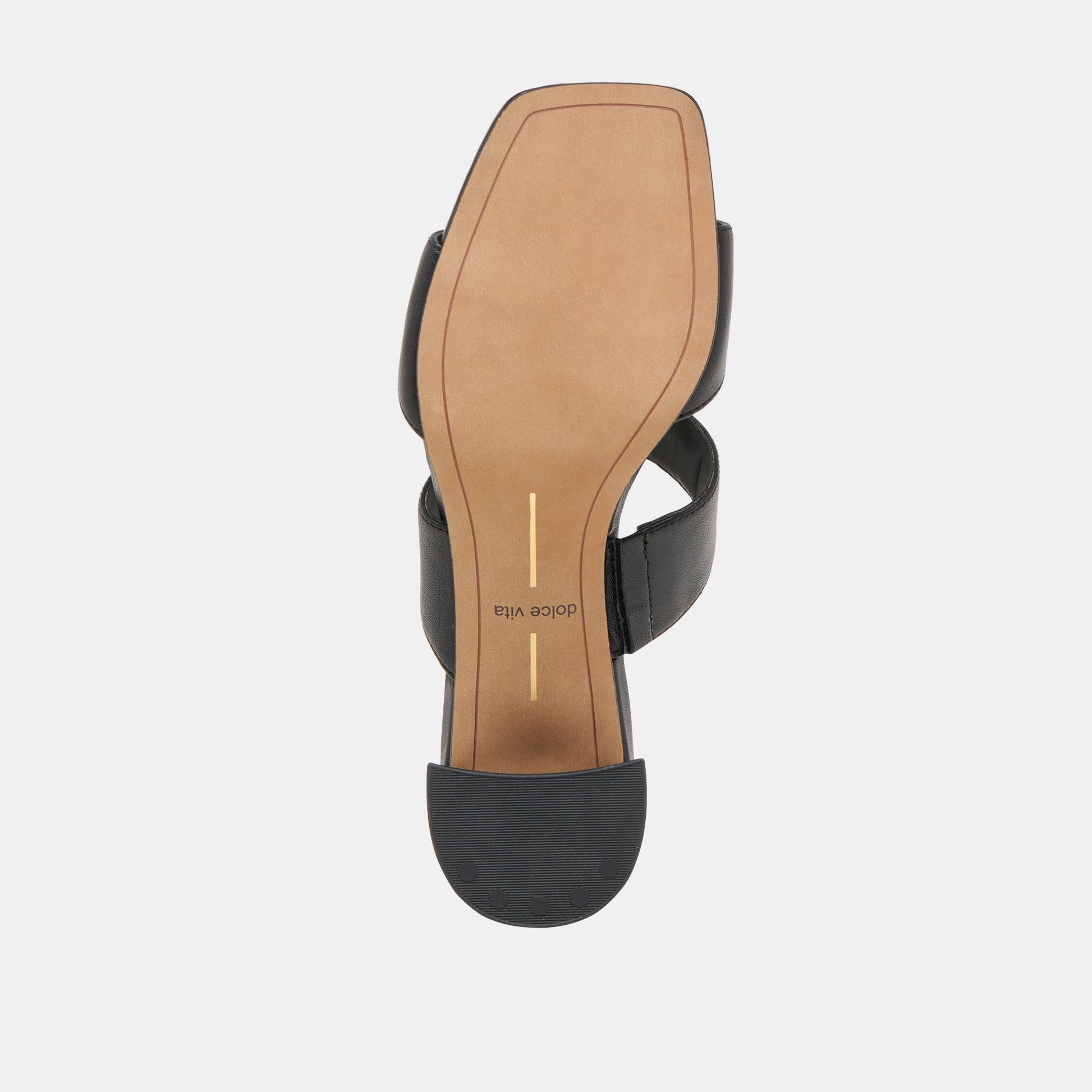 Barnet Black Leather Heels - Dolce Vita