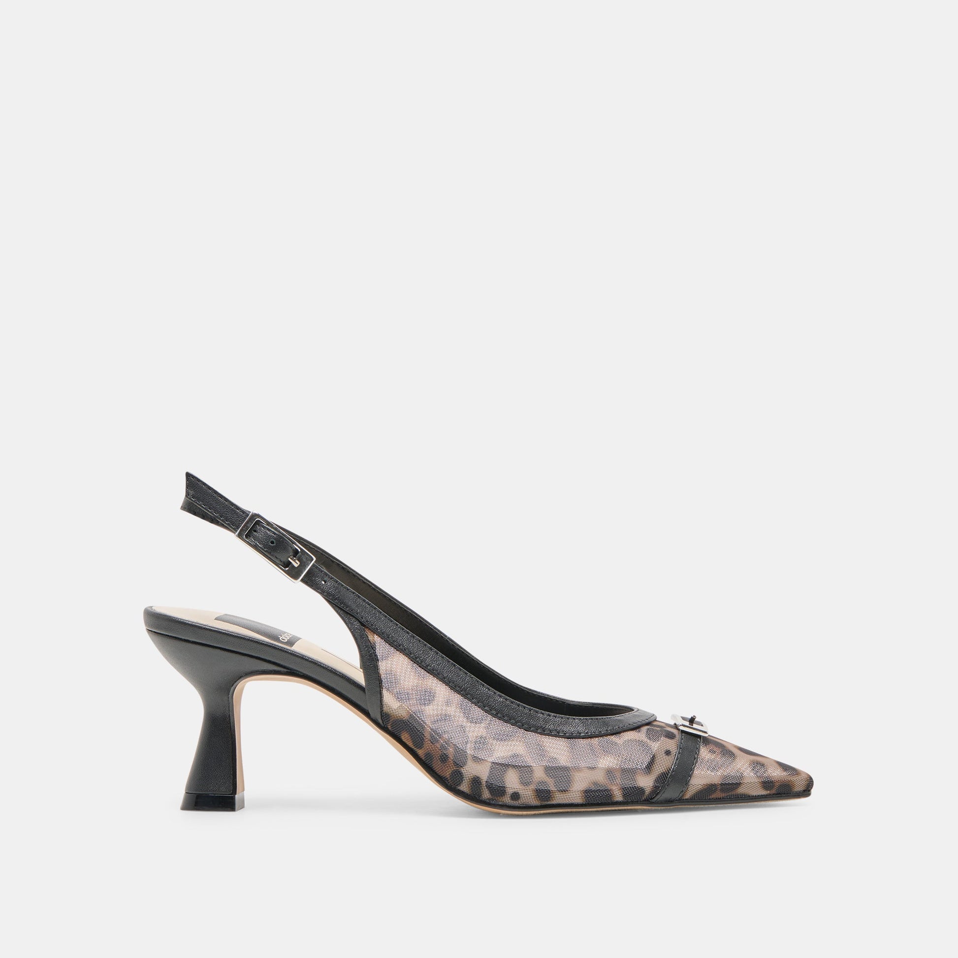Lorine Leopard Mesh Heels - Dolce Vita