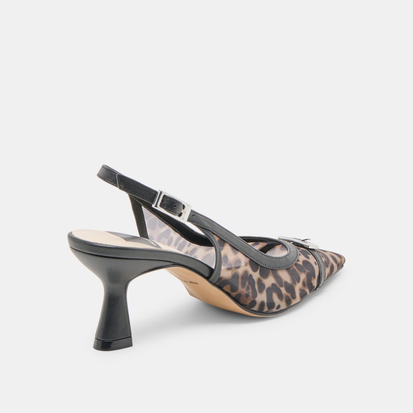 Lorine Leopard Mesh Heels - Dolce Vita