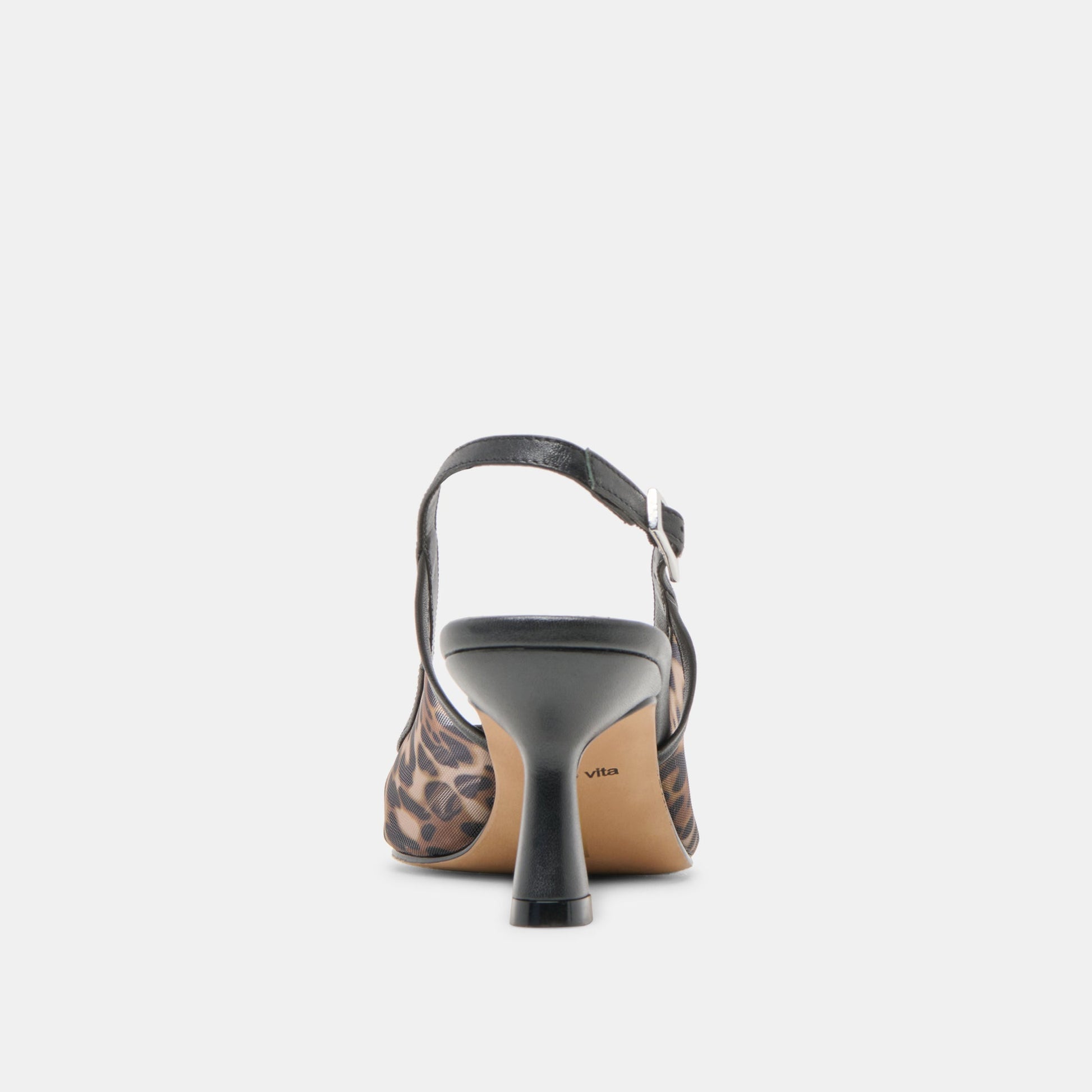 Lorine Leopard Mesh Heels - Dolce Vita