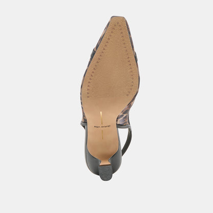 Lorine Leopard Mesh Heels - Dolce Vita